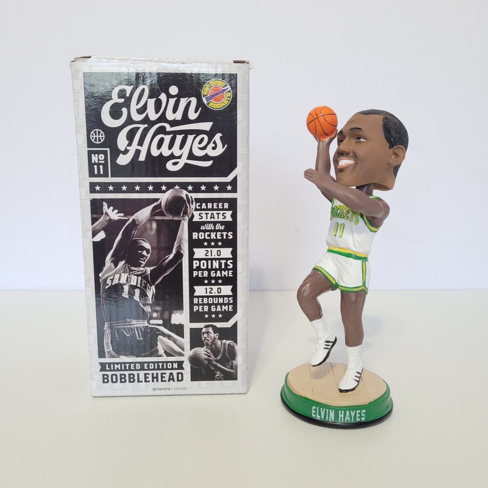 Houston Rockets Bobblehead Elvin Hayes Basketball NBA